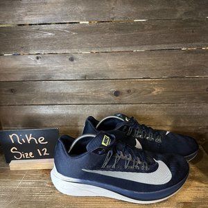 Mens Nike‎ Zoom Fly Obsidian Navy Blue Athletic Running Sneakers Shoes Size 12 D